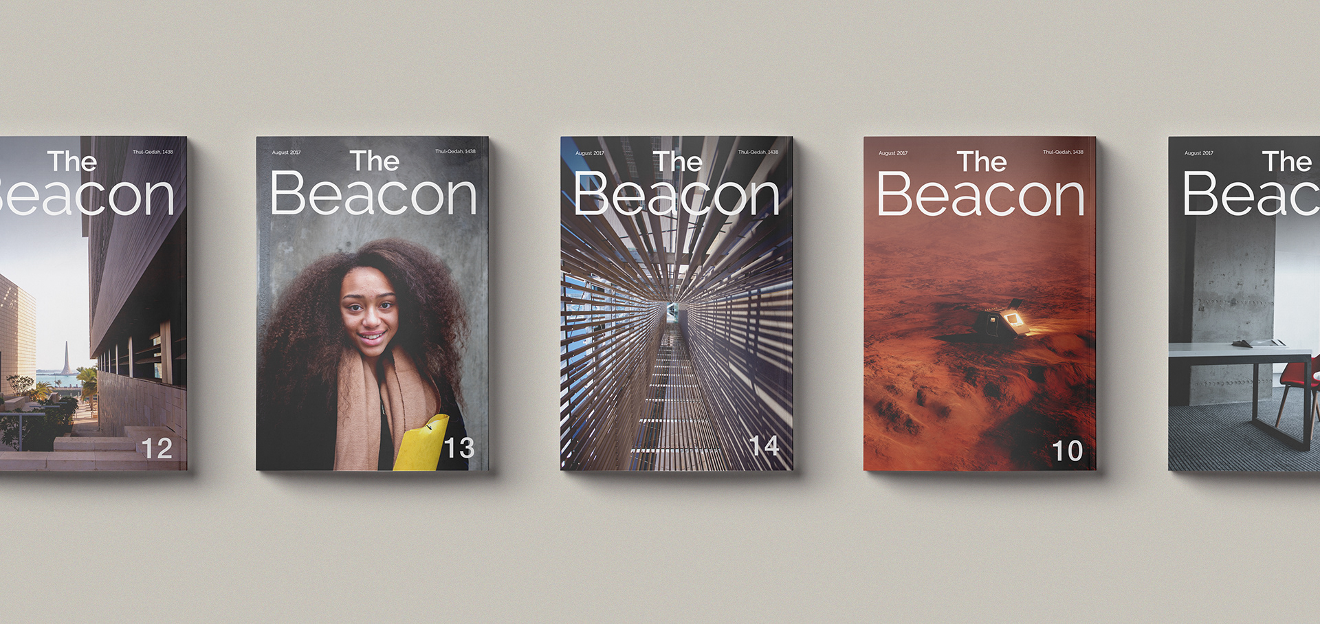 Beacon大学校园杂志版式设计